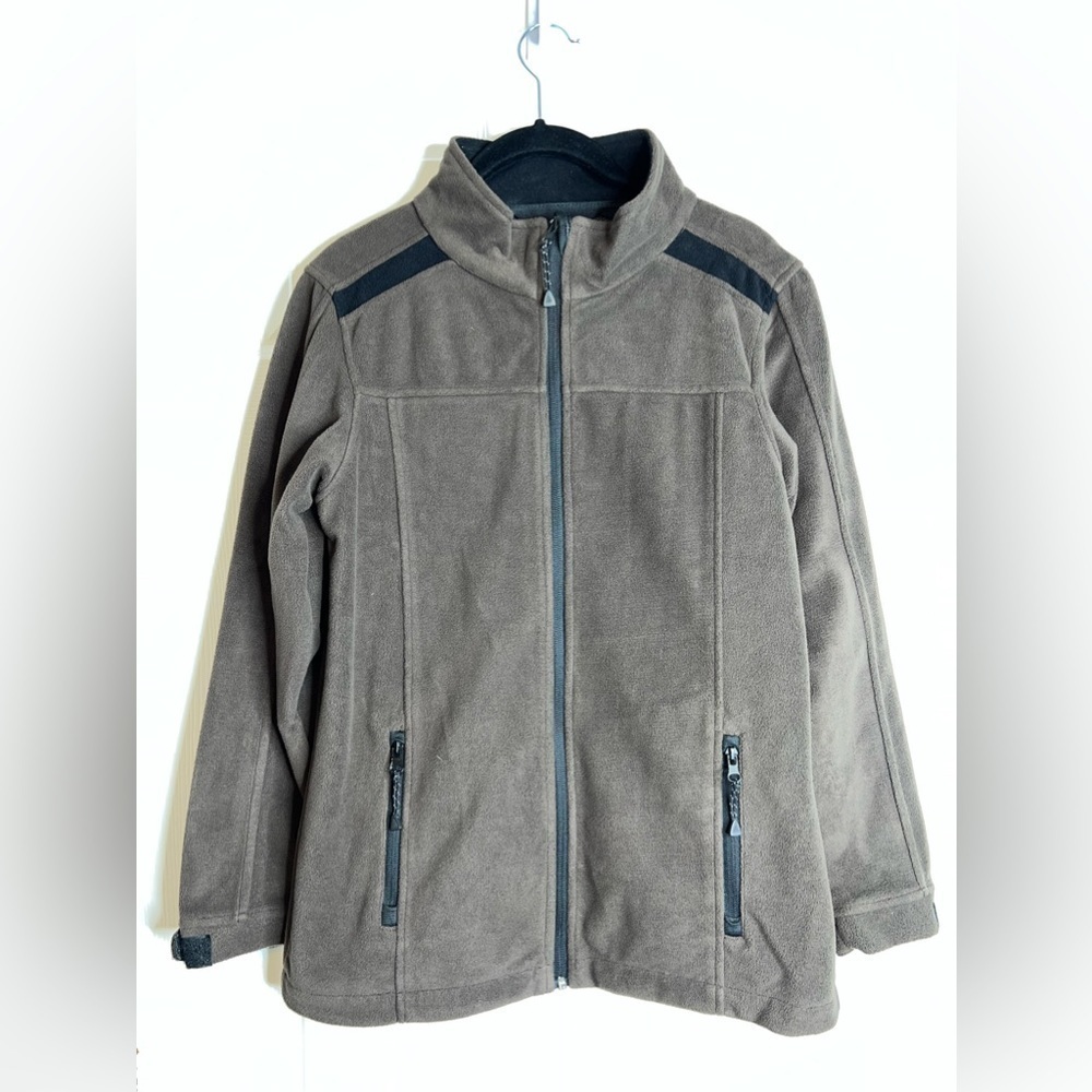 River's End Women's Small Brown Fleece Jacket Outerwear Full Zip Sweater Top S - Picture 13 of 14